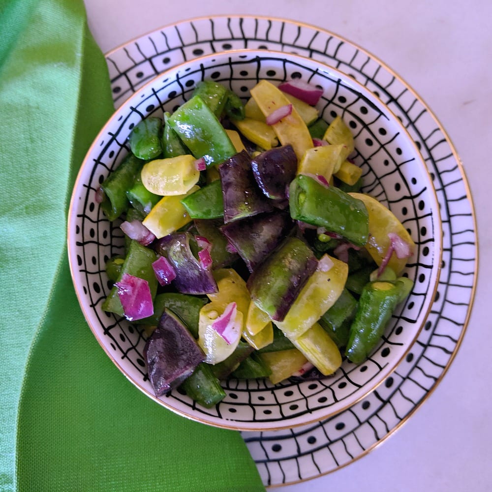 insta sugar snap pea salad