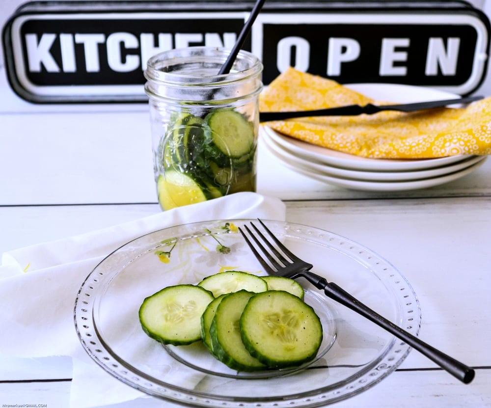 jar of refrigerator pickles