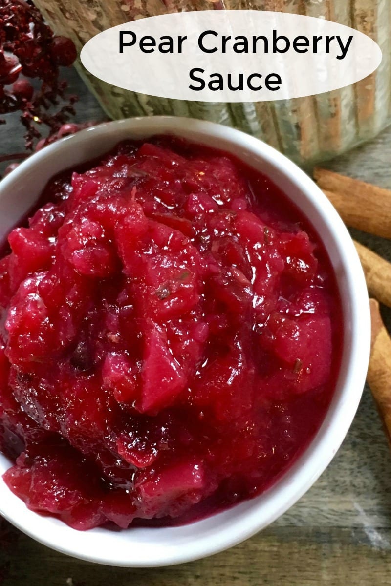 pin agave cranberry pear sauce with agave