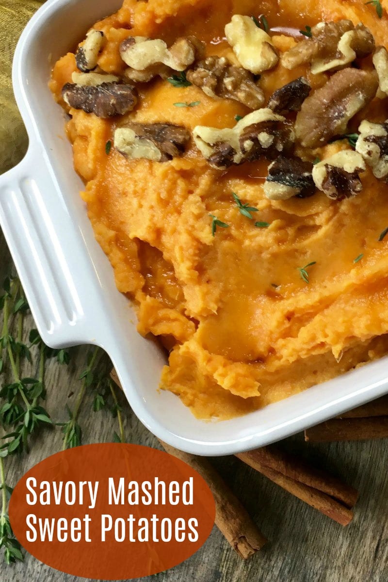 pin cinnamon thyme mashed sweet potatoes