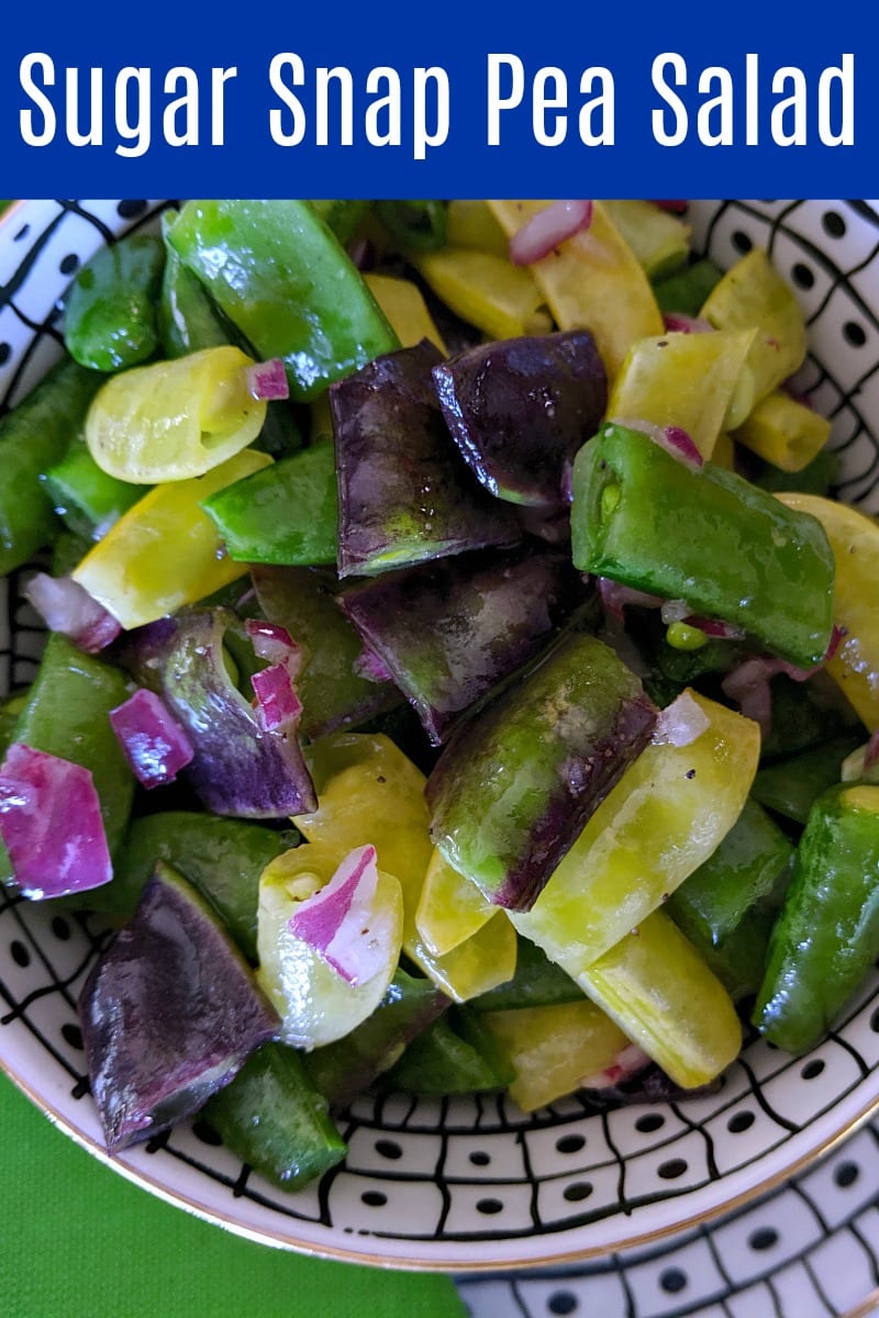 When you make my sugar snap pea salad, the sweet crunch of this flavorful veggie is the star.