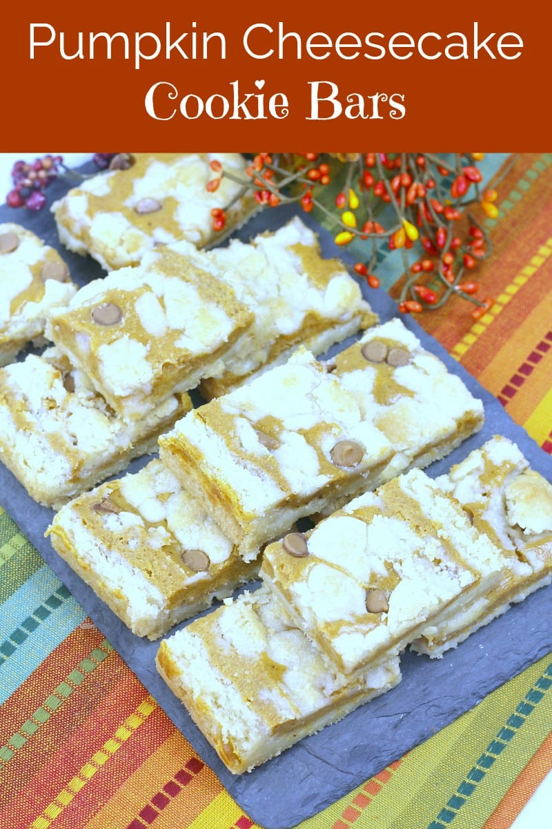 white text pin sugar cookie pumpkin bars