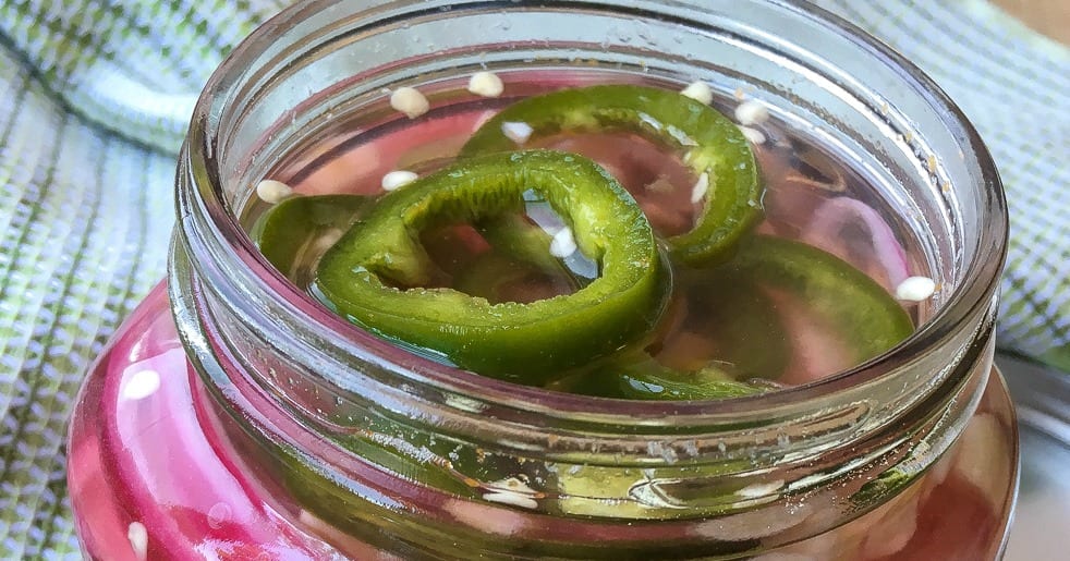 feature homemade pickled jalapenos