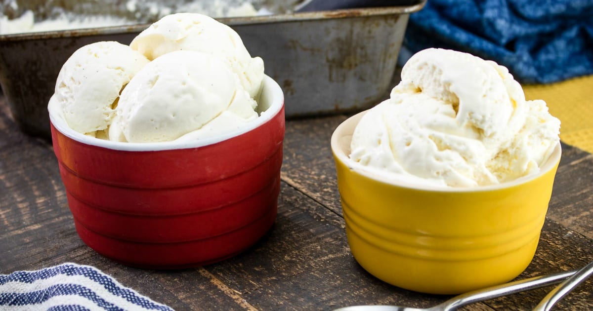 No Churn Vanilla Ice Cream Recipe (3 Ingredients!) - Dinner, then