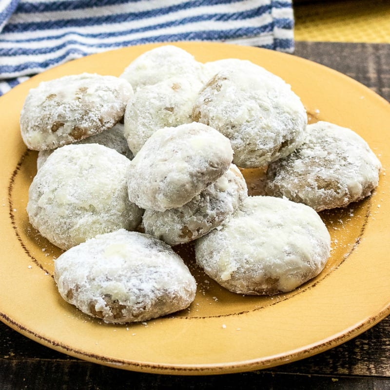 insta pumpkin spice snowball cookies