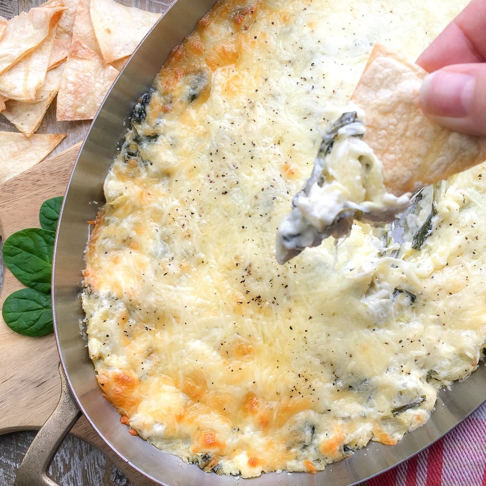 insta warm spinach artichoke dip