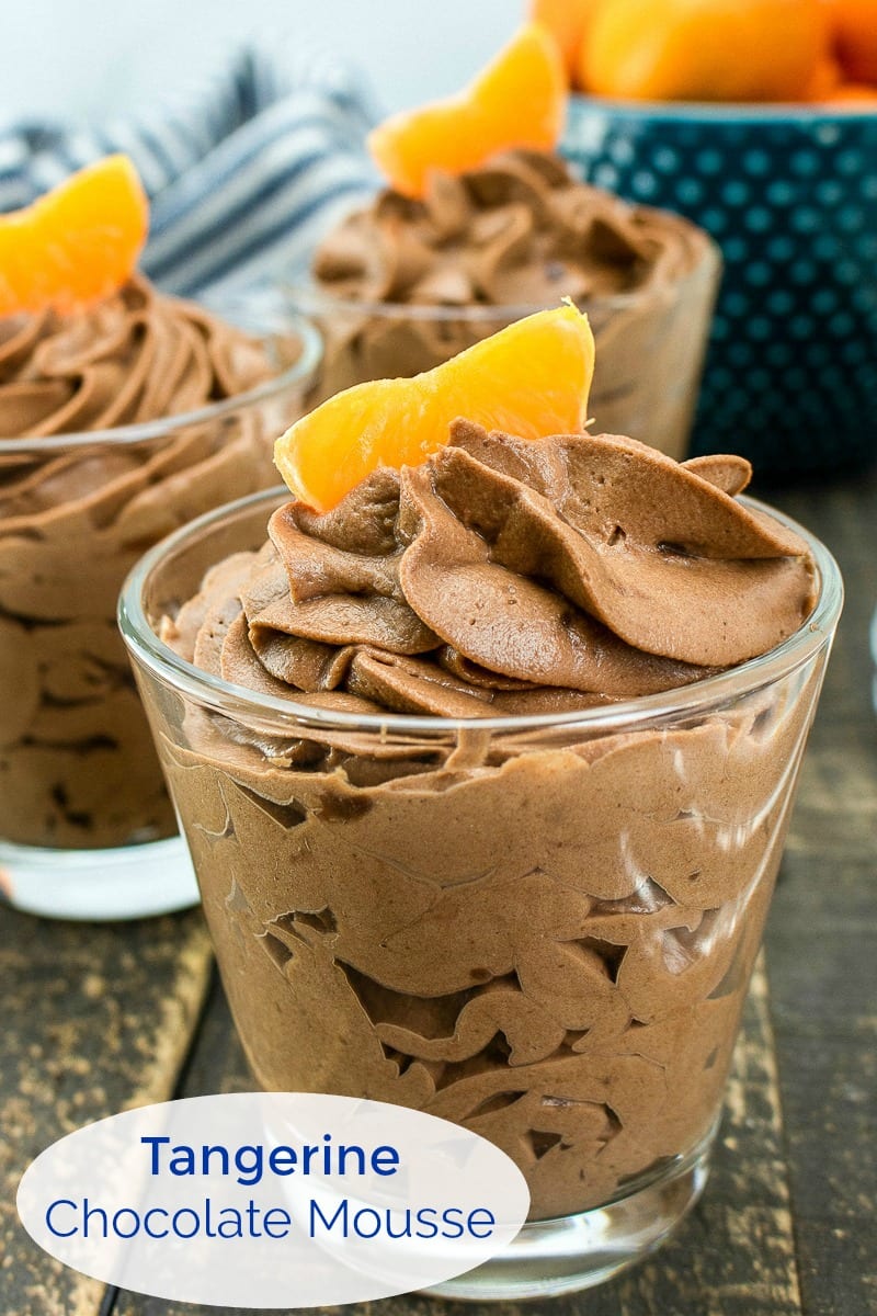 Creamy Tangerine Chocolate Mousse Recipe #Mousse #ChocolateMousse #Tangerine