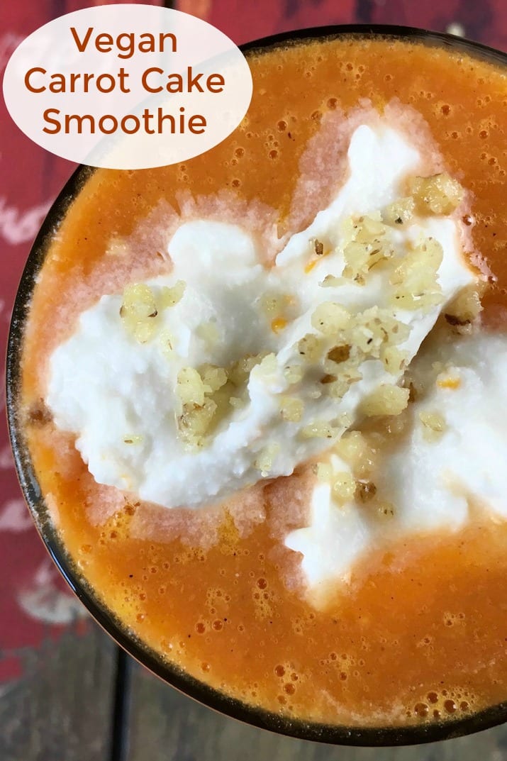 Decadent Vegan Carrot Cake Smoothie Recipe