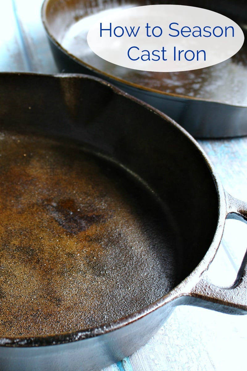 How to Perfectly Season a Cast Iron Skillet #CastIron #CastIronCooking #CastIronCare