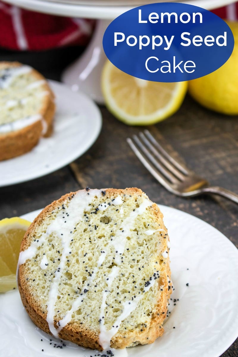 Glazed Lemon Poppy Seed Bundt Cake Recipe