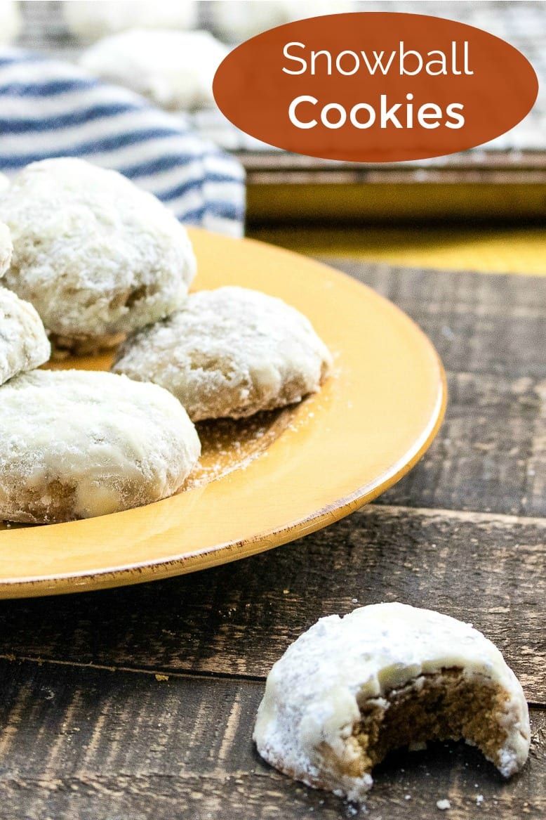 Pumpkin Spice Snowball Cookies Recipe #Cookies #CookieRecipe #SnowballCookies #PumpkinSpice #SpiceCookies