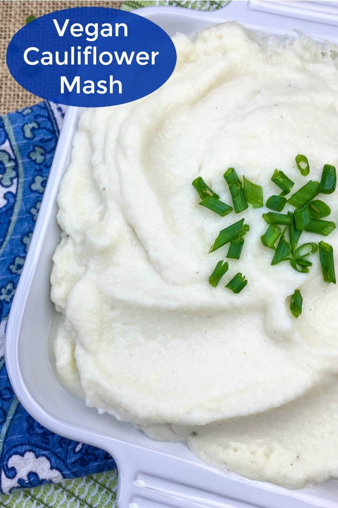 pin vegan mashed cauliflower