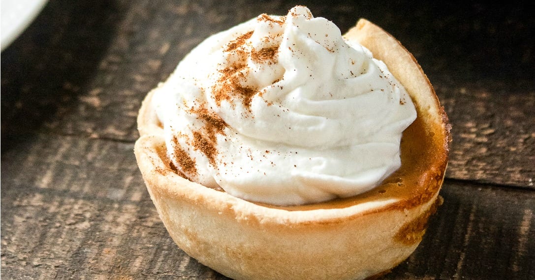 feature single serve pumpkin pies