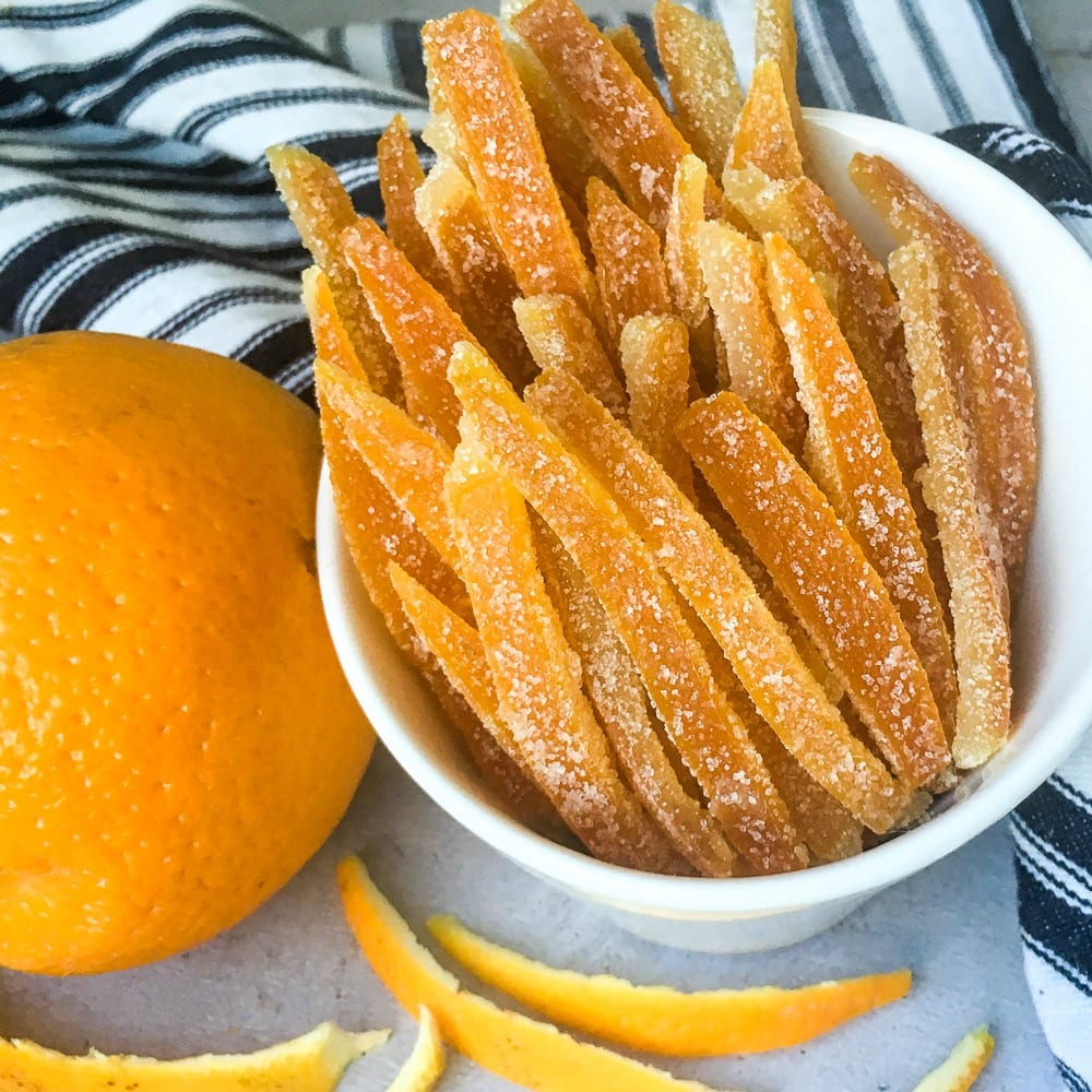 insta candied orange peel