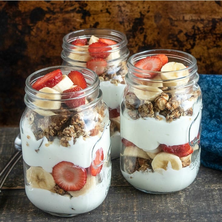 Parfait Breakfast Meal Prep - 5 Minute Breakfast - Savor + Savvy