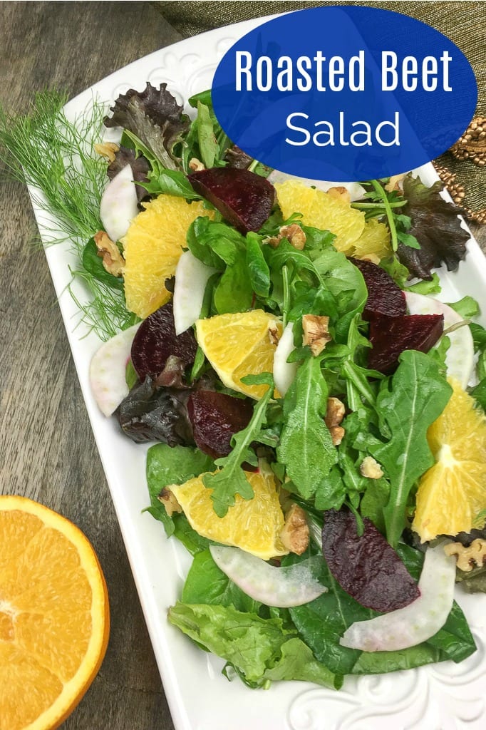 These fresh flavors are made to go together, so you are going to love this roasted beet citrus salad with homemade citrus vinaigrette. 