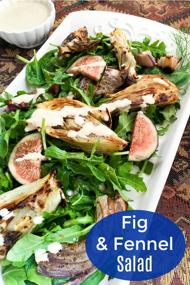 Fig and Fennel Salad with Lemon Dressing Recipe #figs #fennel #saladrecipe