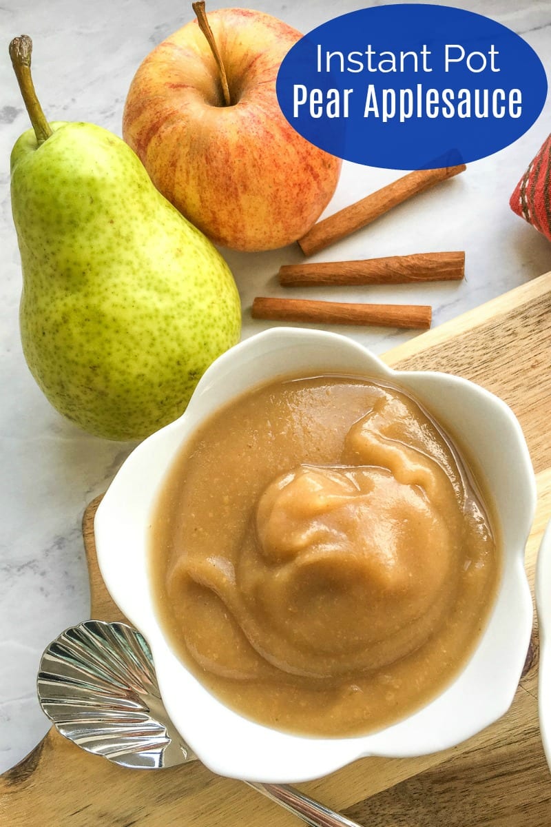 Instant Pot Pear Applesauce Recipe Mama Likes To Cook