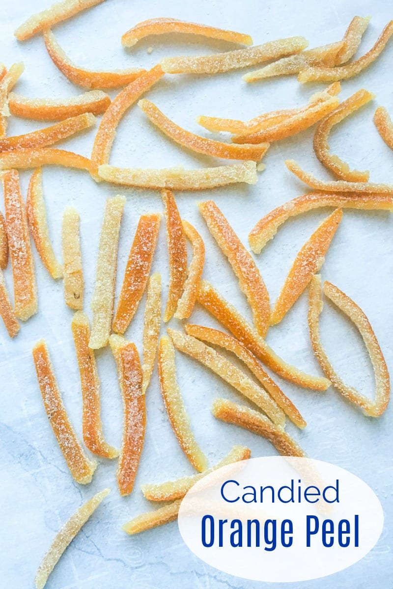 pin tasty candied orange peel strips