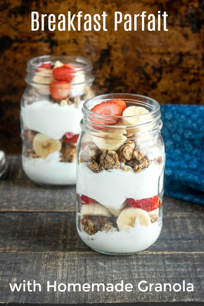 Homemade Granola Breakfast Parfait Recipe - Mama Likes To Cook