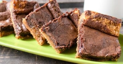 feature Layered Peanut Butter Brownies