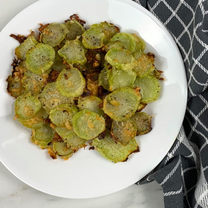 roasted broccoi stems