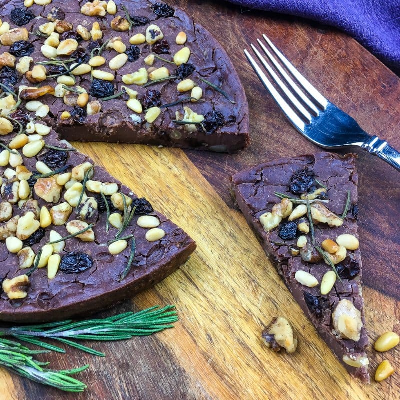  slice of chestnut cake