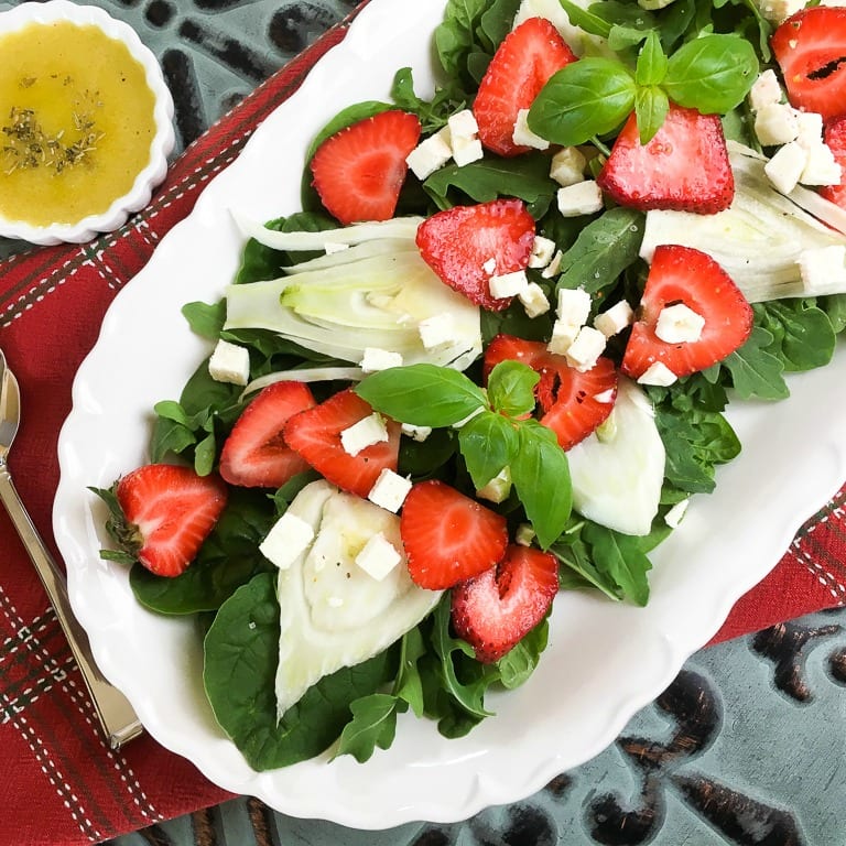 insta strawberry fennel salad