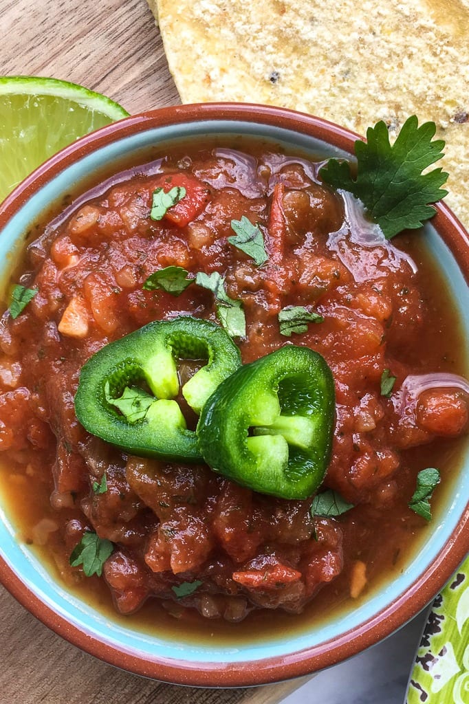 Restaurant Style TexMex Salsa Recipe Mama Likes To Cook