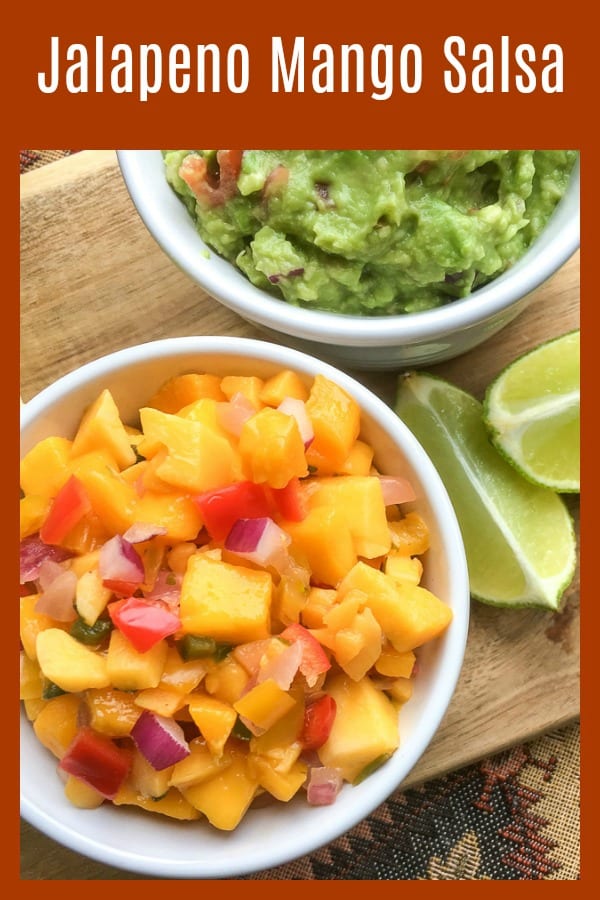 Jalapeno Mango Salsa Recipe #Mangos #MangoSalsa #FruitSalsa