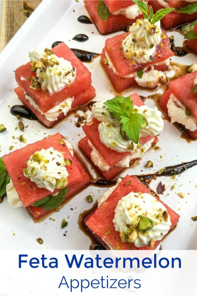 Watermelon Feta Appetizer Recipe - Mama Likes To Cook