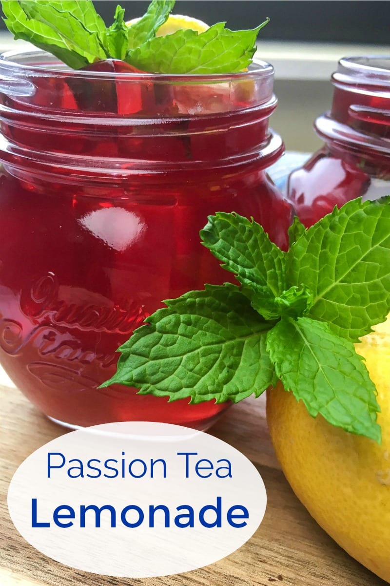 Passion Iced Tea Lemonade Recipe #PassionTea