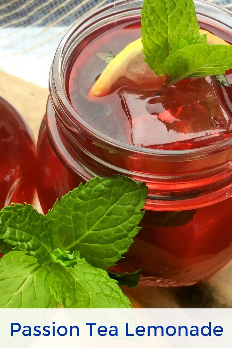 Passion Iced Tea Lemonade Recipe #PassionTea