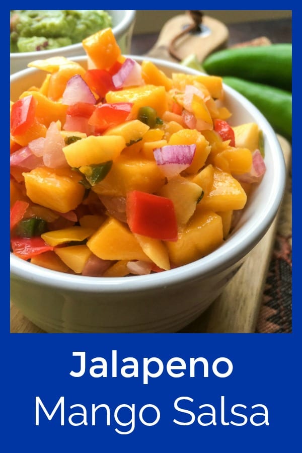 Jalapeno Mango Salsa Recipe #Mangos #MangoSalsa #FruitSalsa