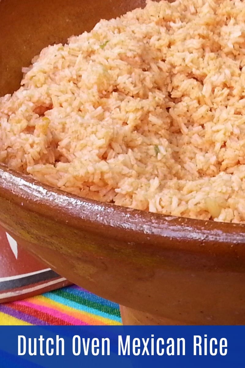 When creating a Mexican meal, you'll need my vegan Dutch oven Mexican rice as a side dish to complete your breakfast, lunch or dinner. 