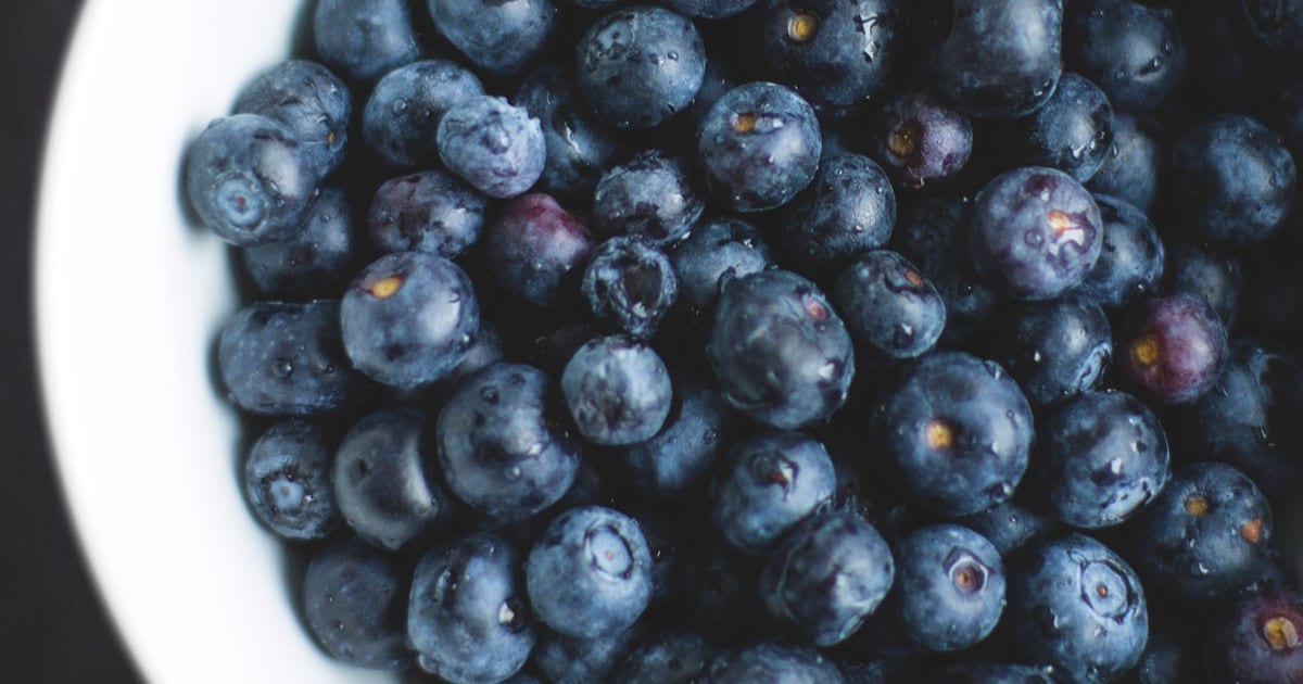 bowl of blueberries