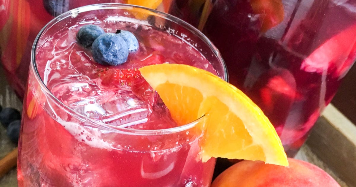 feature berry peach punch