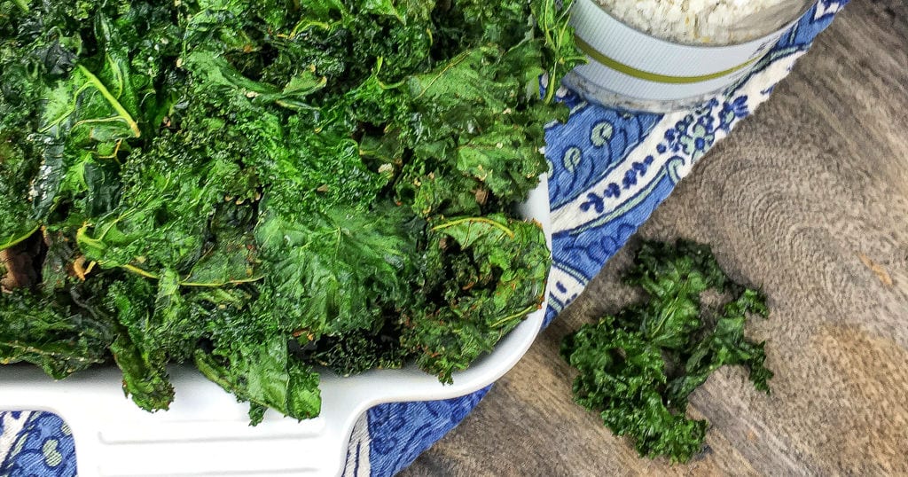 feature crispy seasoned kale chips