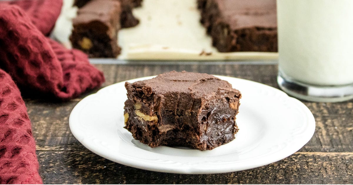 feature frosted fudge brownies