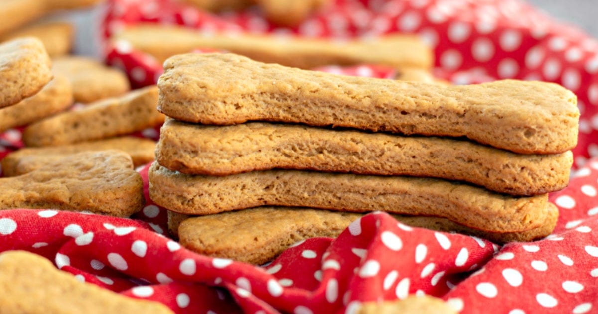 feature homebaked dog treats with peanut butter