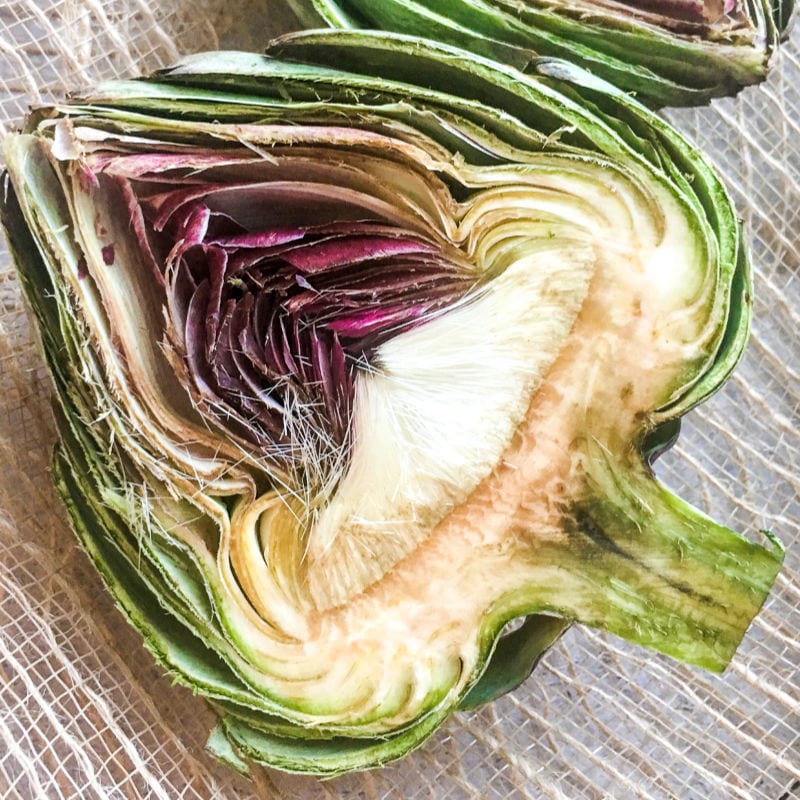 artichoke half