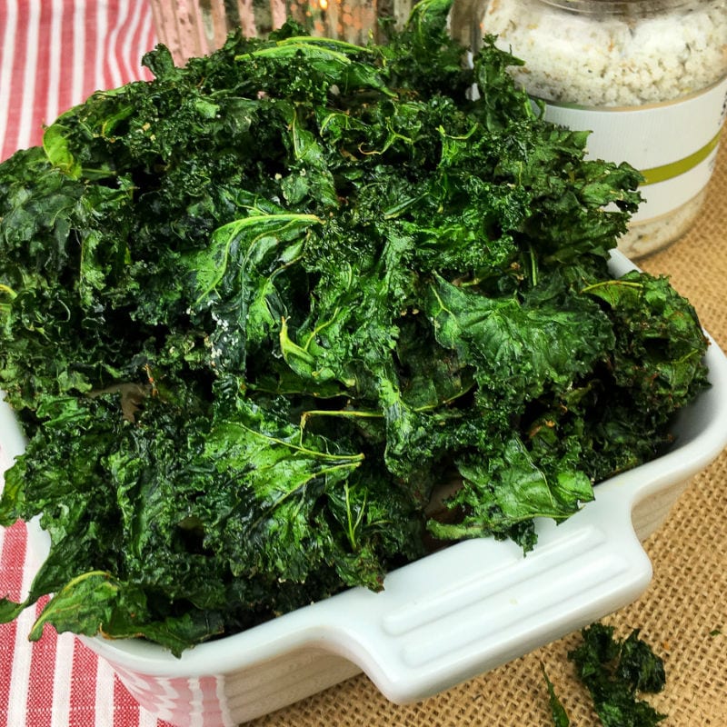 crispy kale chips