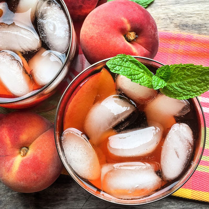  instant pot peach iced tea