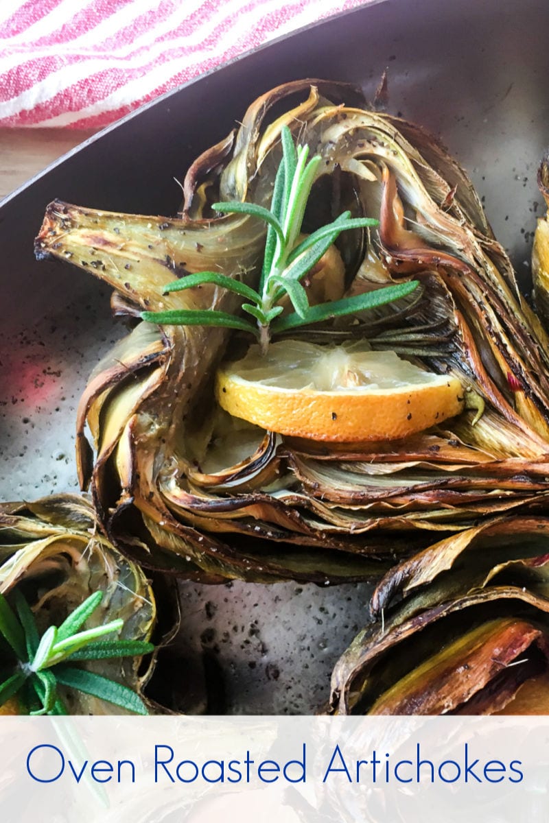 Oven Roasted Artichoke Halves