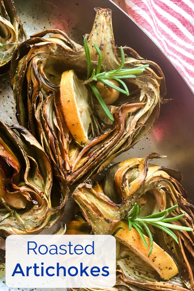 Oven Roasted Artichoke Halves