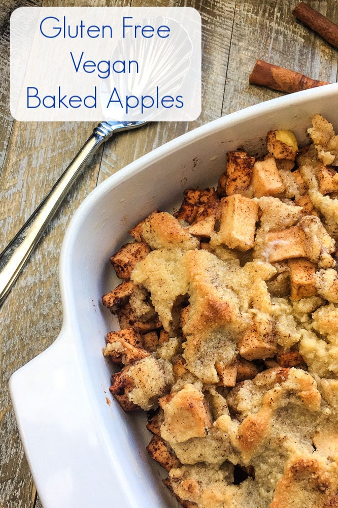 Easy Gluten Free Baked Apples Recipe #GlutenFree #Vegan