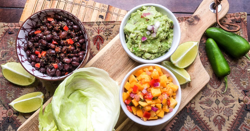 ready to assemble lettuce wraps