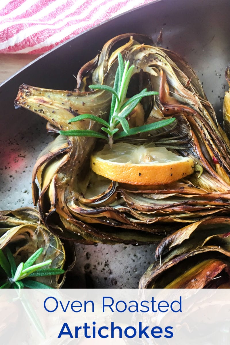 Oven Roasted Artichoke Halves