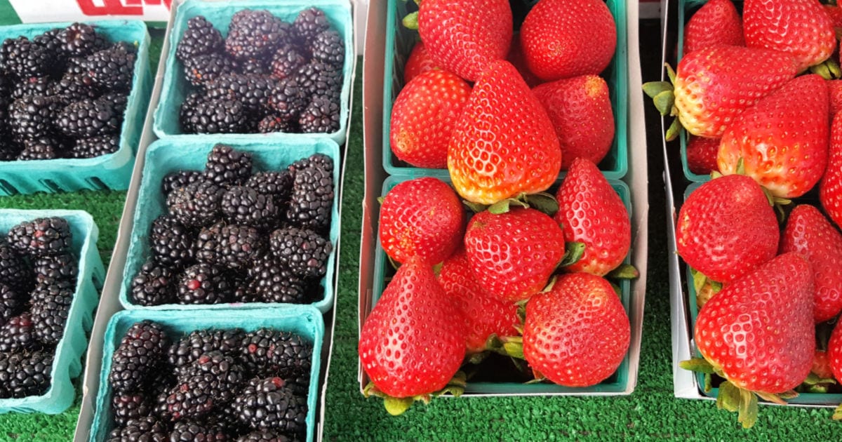 farmers market berries