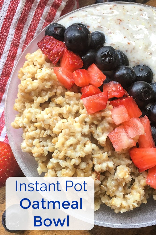 pin an instant pot oatmeal bowl